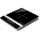 G3 Ferrari Dinamiko G10137 Induktionskochplatte, 1800 W, Slim-Design, Temperatureinstellung, 3-Stunden-Timer, Glas, Soft-Touch-Bedienelemente