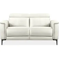 2-Sitzer HOME AFFAIRE "Lund", beige (creme), B:160cm H:97cm T:100cm, Kunstleder 100% Polyurethan, Sofas, manueller od. elektrischer Relaxfunktion und USB-C