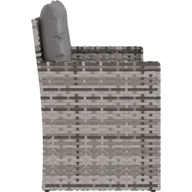 vidaXL Gartenbank 105 x 58 x 75 cm Grau