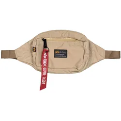 Gürteltasche ALPHA INDUSTRIES "Alpha Industries Accessoires - Bags Crew Waist Bag", beige (sand), Obermaterial: 100% Nylon, Futter: 100% Nylon, Taschen