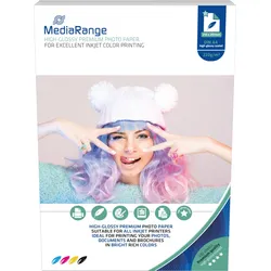 MediaRange hochglänzendes Fotopapier MRINK103