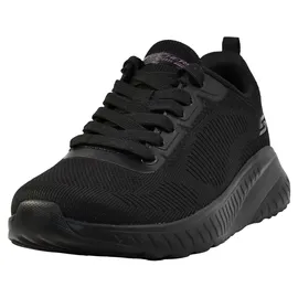 SKECHERS Bobs Squad Chaos - Face Off Damen Weite G Schwarz 40