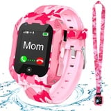 jianyana 4G Smartwatch Kinder mit GPS und Telefon, Kinder Smartwatch mit SOS, Wecker, Musik-Player, Kamera, Spiele, Kids Smart Watch für 3-14 Jahre Jungen Mädchen Geschenke