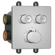 Sapho Smart Select Duschthermostat Unterputz für 2 Verbraucher Chrom Rp042