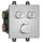 Sapho Smart Select Duschthermostat Unterputz für 2 Verbraucher Chrom Rp042