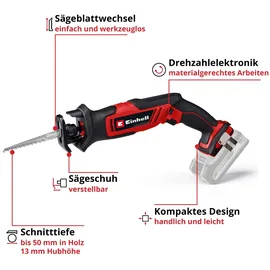 Einhell TE-AP 18/13 Li Akku-Säbelsäge solo (4326315)