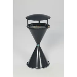 PROREGAL Dach für klassischen Standascher | HxBxT 23x44x44cm | Stahlblech | Anthrazit