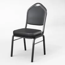 GGM Möbel 2er-Set Bistrostuhl | Leder | Schwarz | Gastrostuhl
