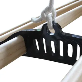 MonsterShop Deckentrockner 1,5 m schwarz