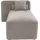 Home Affaire Ottomane HOME AFFAIRE "Sundstrup", grau (taupe), B:100cm H:76,5cm T:153cm, 100% Polyester, Sofas, Ottomane, Modulserie, individuelle Zusammenstellung