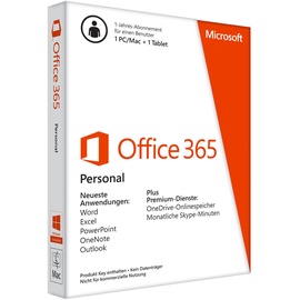 Microsoft Office 365 Personal PKC DE Win Mac Android iOS