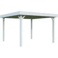 Palmako Pavillon Lucy 12,2 m2 weiß lackiert