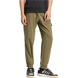 adidas Essentials Small Logo Joggers Olive Strata / Black L