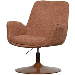 Sessel Marten aus Webstoff, Orange