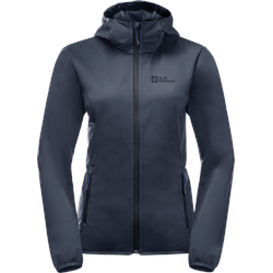 Jack Wolfskin Damen Windhain Hoody, L - night blue