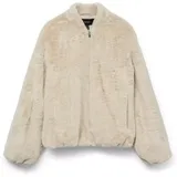 Vero Moda Kunstpelzjacke Vmsonjaliga in Beige - XS