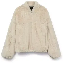 Vero Moda Kunstpelzjacke Vmsonjaliga in Beige - XS