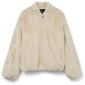 Vero Moda Kunstpelzjacke Vmsonjaliga in Beige - XS