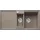 Blanco Adira 6 S links Einbauspüle silgranit 1000 x 500 mm Handbetätigung