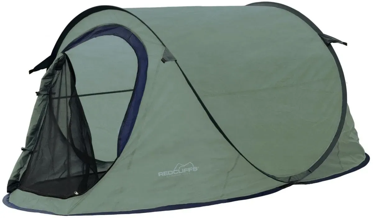 Redcliffs Pop-up Strandzelt - Für 2 Personen - 220 x 120 x 95cm - Grün
