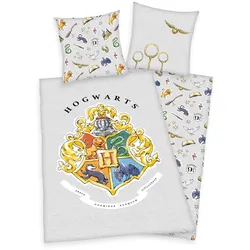 Harry Potter Wendebettwäsche »Harry Potter, Baumwoll-Renforcé« Harry Potter grau B/L: 140 cm x 200 cm