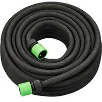 Relaxdays Tropfschlauch 25 m schwarz