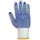 teXXor® Feinstrick-Handschuhe NYLON, Weiß/blaue Noppen