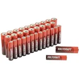 VOLTCRAFT Batterie-Set Mignon, Micro 34 St. inkl. Box