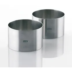 GEFU Dessert-Vorspeisenringe 2er-Set - D/H ca. 7,50x5,00