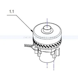 Motor Fimap Saugmotor 24V 310W H950 Fimap Zubehör und Ersatzteile für iMx