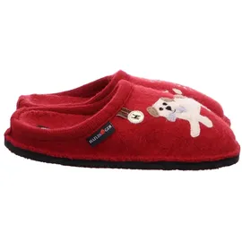 HAFLINGER Flair Fido Pantoffeln Rot 41