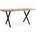 Kreta 160 x 76 x 80 cm goldbraun