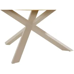 4Seasons Prado Taste Spider-Tisch-Beine Edelstahl Pulverbeschichtet - Latte