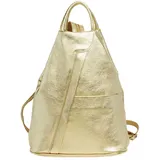 CASPAR Modell No.782 2in1 Leder Schultertasche Gold