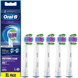 Oral-B 3D White Ersatzbürsten CleanMaximiser Aufsteckbürste 5 St.