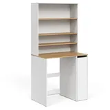Vicco Viktor, Weiß/Artisan, 93.6 x 88.2 cm 2 Teile mit Schrank und Regal,