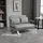 Homcom Schlafcouch Polyester 2-Sitzer Hellgrau