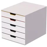Durable Schubladenbox Varicolor Mix 28 x 29,2 x 35,6 cm 5-tlg. mehrfarbig