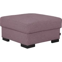 Home Affaire Stauraumhocker Tulio Polyester 80 x 45 x 80 cm Rot