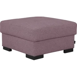 Home Affaire Stauraumhocker Tulio Polyester 80 x 45 x 80 cm Rot
