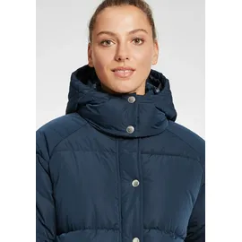 Oxmo Kurzmantel OXMO "Kurzmantel OXAlba", Damen, Gr. L, blau (marineblaus), Obermaterial: 100% Polyester PES., Mäntel Kurzmantel