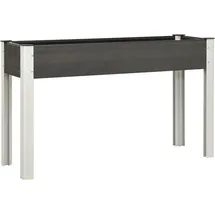 furnicato Garten-Hochbeet 120 x 40 x 75 cm Grau