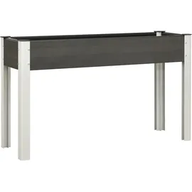 furnicato Garten-Hochbeet 120 x 40 x 75 cm Grau