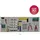 Kreher Lochwand Metall 120 x 46 cm Hellgrau