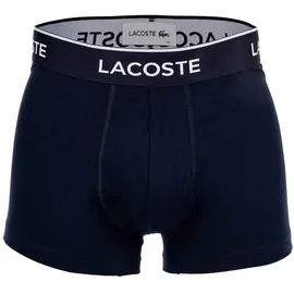 Lacoste Trunks unifarben Blau / Grün / Rot M 3er Pack