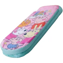 Character World aufblasbares 2-in-1-Bett mit integriertem Schlafsack | PEPPA PIG Sunny