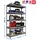 Proregal Schwerlastregal Wood Yeti Light Five HxBxT 200x120x45cm | Fachlast 300kg | Grau