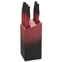 Michelino Messerblock »Messer-Set 6-teilig inkl. Holzblock« (6tlg) rot