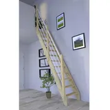 StarWood Raumspartreppe 2000/3000 61 cm Fichtenholz/Edelstahl
