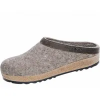 Haflinger Grizzly Torben Unisex Pantoffeln, Beige torf,